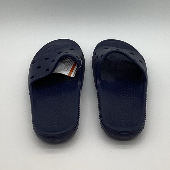 235. Croc Blue Shower Slip-Ons NWT Size 9 - Picture 2 of 4